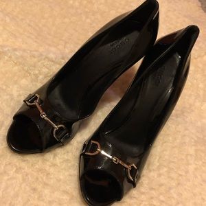 Black Gucci heels